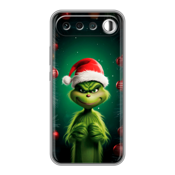 Силиконовый чехол на Realme 16 с принтом Гринч Новый год Рождество Силиконовый чехол на Realme 16 с принтом Гринч Новый год Рождество
