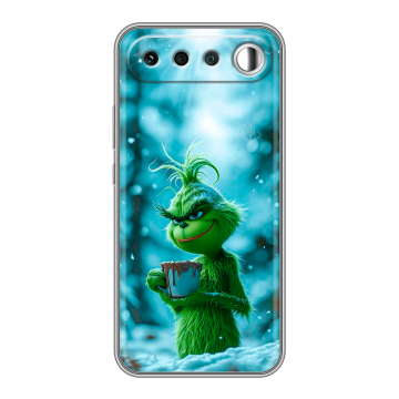 Силиконовый чехол на Realme 16 с принтом Новый год гринч Силиконовый чехол на Realme 16 с принтом Новый год гринч