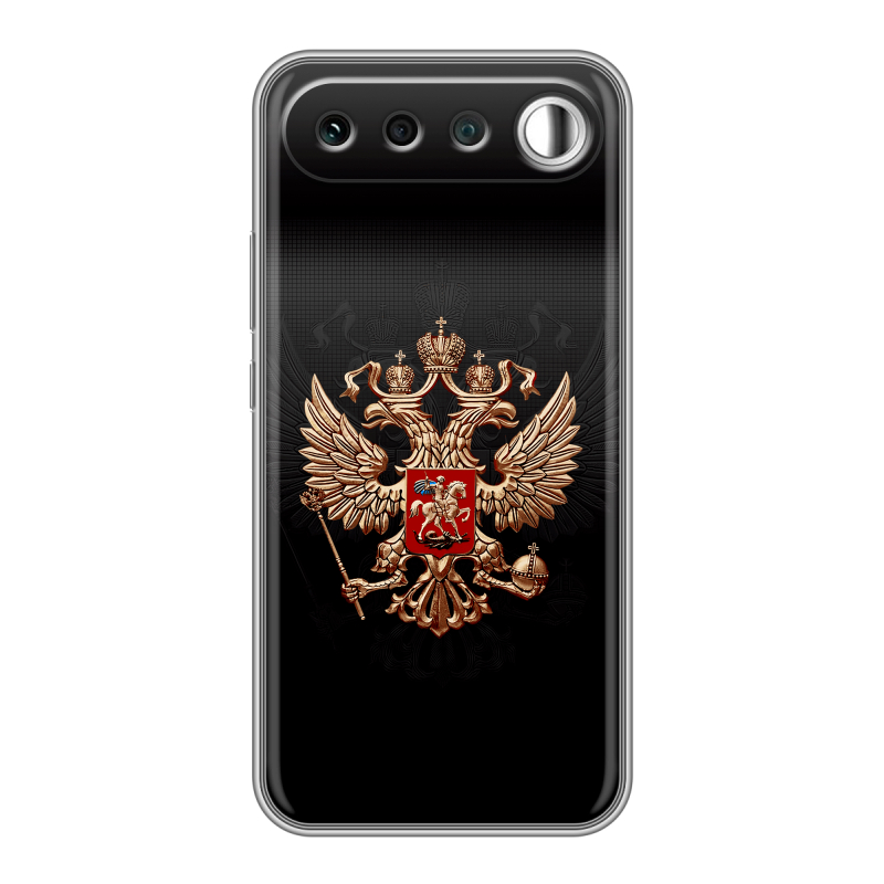 Силиконовый чехол на Realme 16 с принтом Герб России Силиконовый чехол на Realme 16 с принтом Герб России