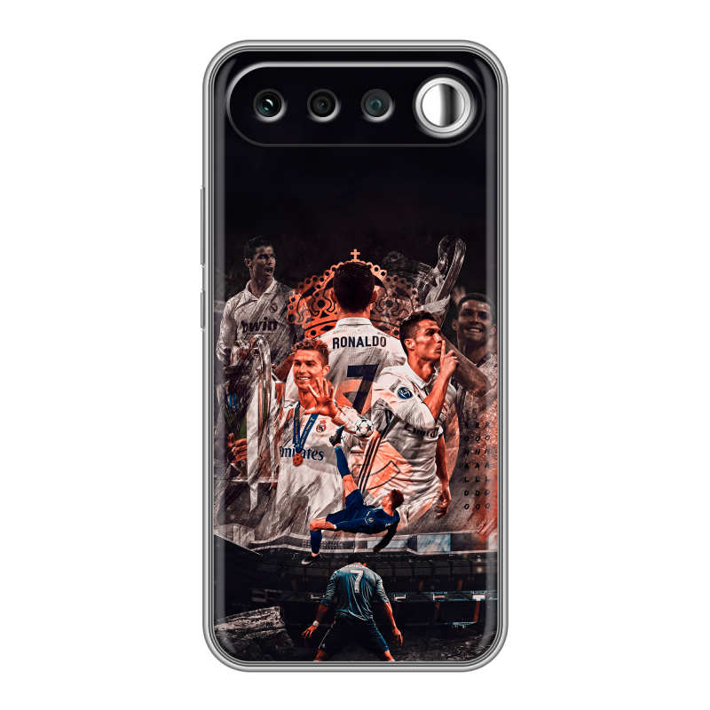 Силиконовый чехол на Realme 16 с принтом Реал Роналдо Real Ronaldo Силиконовый чехол на Realme 16 с принтом Реал Роналдо Real Ronaldo