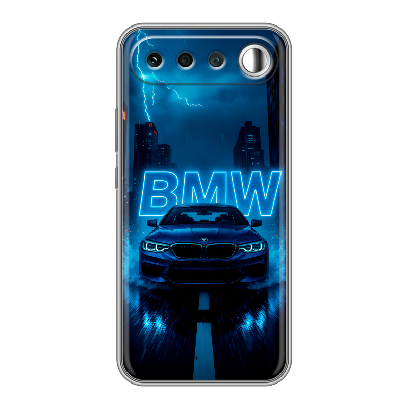Силиконовый чехол на Realme 16 с принтом BMW БМВ Силиконовый чехол на Realme 16 с принтом BMW БМВ