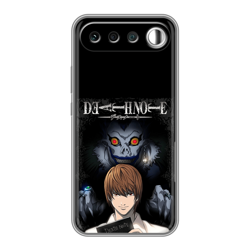 Силиконовый чехол на Realme 16 с принтом Death note Тетрадь смерти Силиконовый чехол на Realme 16 с принтом Death note Тетрадь смерти