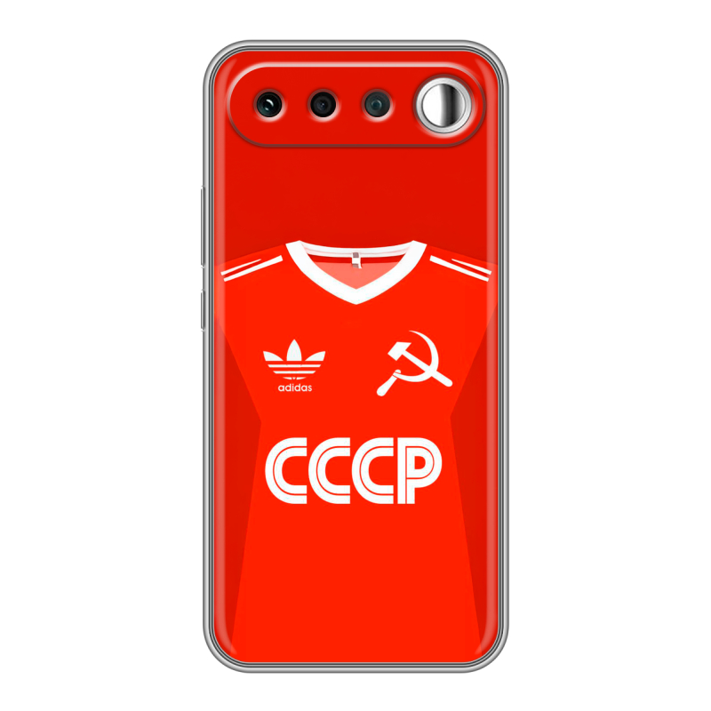 Силиконовый чехол на Realme 16 с принтом Флаг Герб СССР Силиконовый чехол на Realme 16 с принтом Флаг Герб СССР