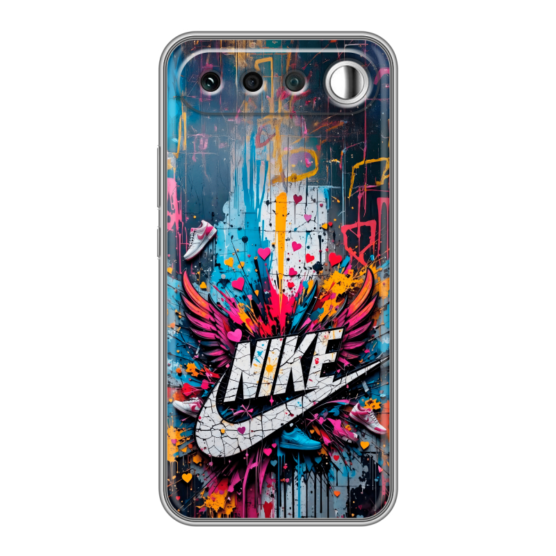 Силиконовый чехол на Realme 16 с принтом Nike Найк Силиконовый чехол на Realme 16 с принтом Nike Найк