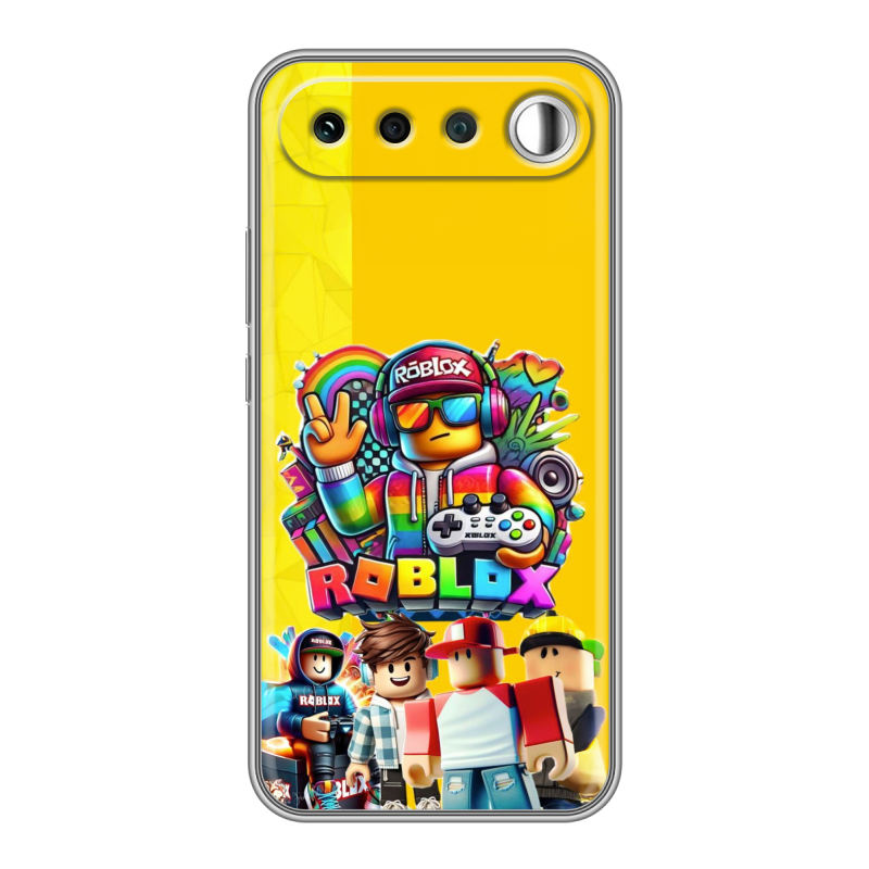 Силиконовый чехол на Realme 16 с принтом Roblox Роблокс Силиконовый чехол на Realme 16 с принтом Roblox Роблокс