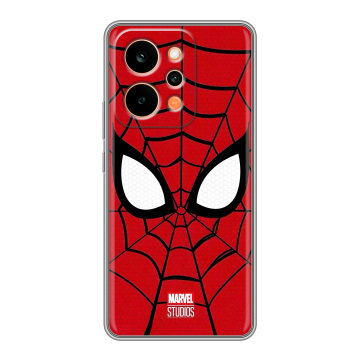 Силиконовый чехол на Realme P4 Power с принтом человек паук spiderman