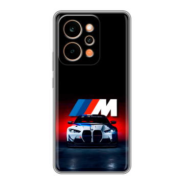 Силиконовый чехол на Realme P4 Power с принтом БМВ BMW