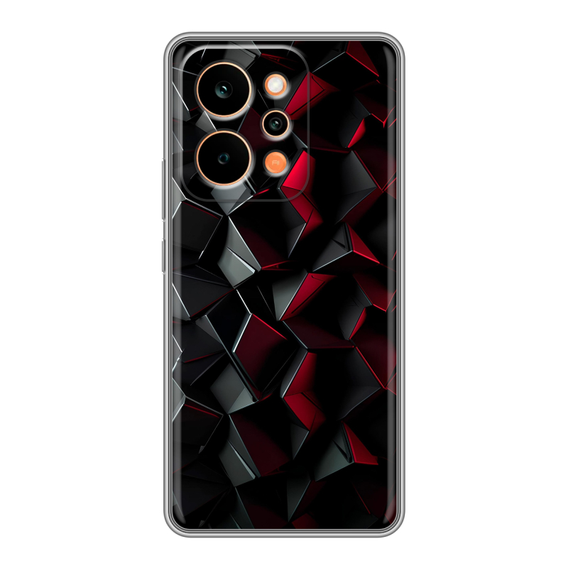 Силиконовый чехол на Realme P4 Power с принтом Абстракция Силиконовый чехол на Realme P4 Power с принтом Абстракция