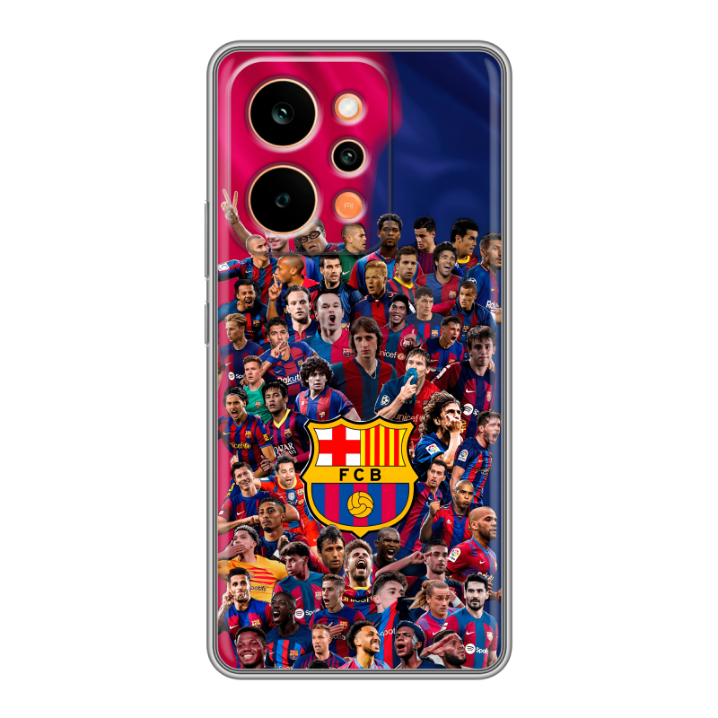 Силиконовый чехол на Realme P4 Power с принтом Барселона Barcelona Силиконовый чехол на Realme P4 Power с принтом Барселона Barcelona