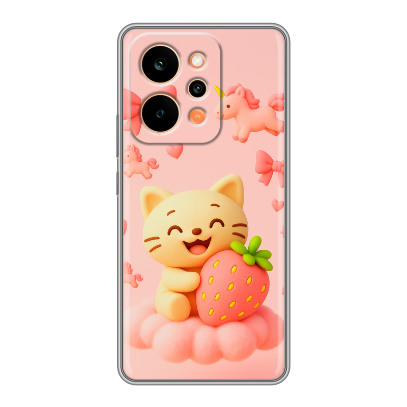 Силиконовый чехол на Realme P4 Power с принтом для девочек Силиконовый чехол на Realme P4 Power с принтом для девочек