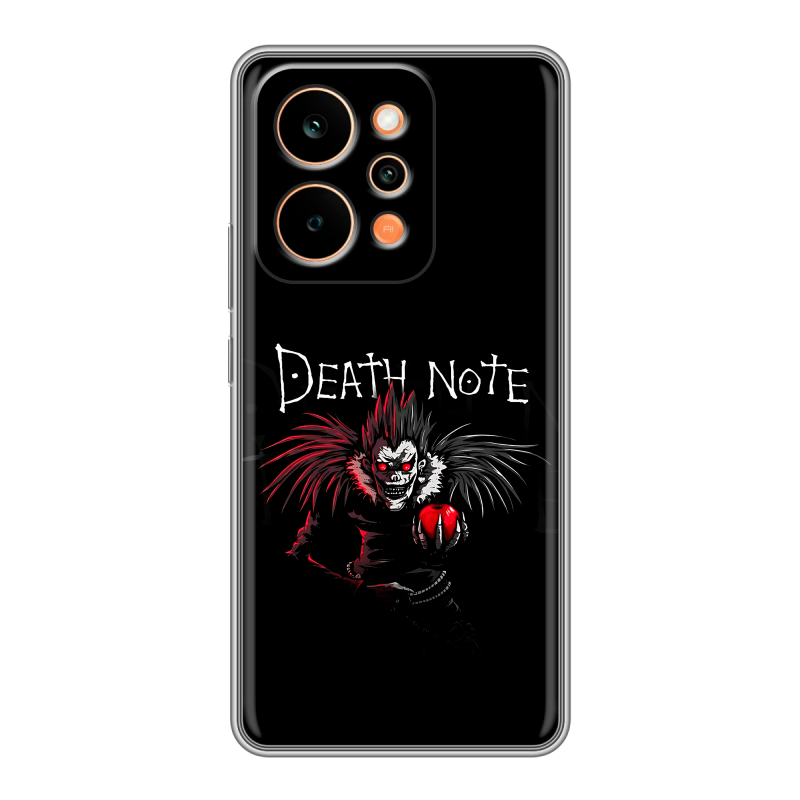 Силиконовый чехол на Realme P4 Power с принтом Death note Тетрадь смерти Силиконовый чехол на Realme P4 Power с принтом Death note Тетрадь смерти