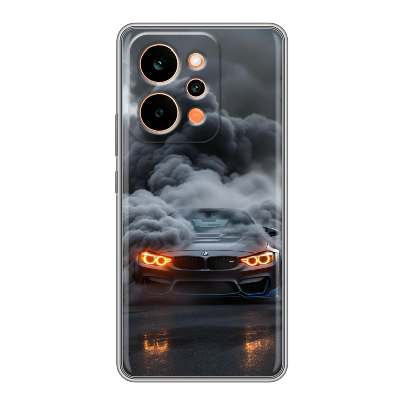 Силиконовый чехол на Realme P4 Power с принтом BMW БМВ Силиконовый чехол на Realme P4 Power с принтом BMW БМВ