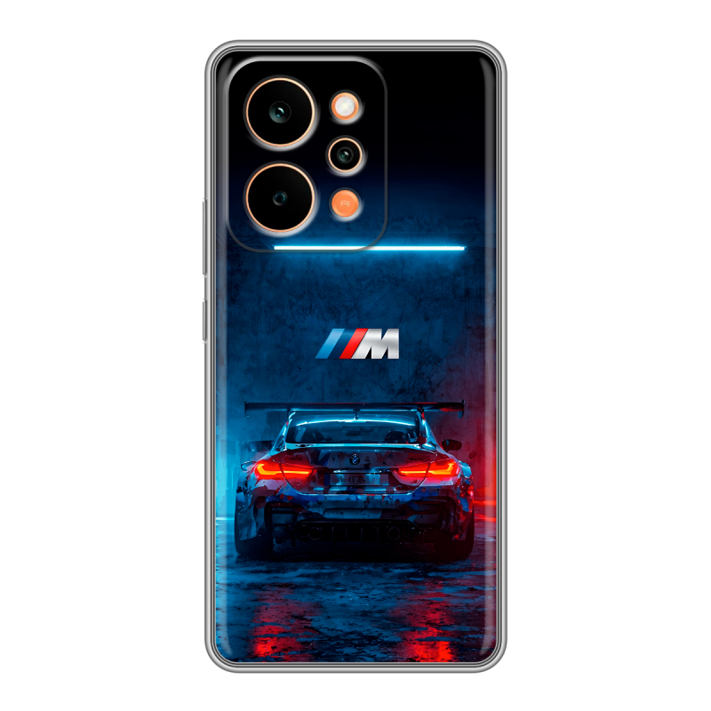 Силиконовый чехол на Realme P4 Power с принтом BMW БМВ Силиконовый чехол на Realme P4 Power с принтом BMW БМВ