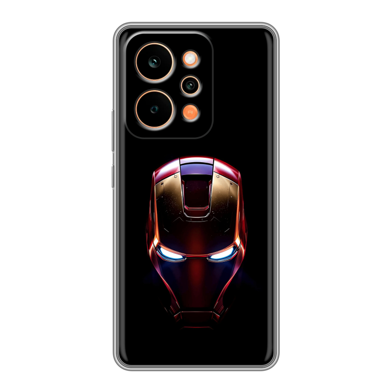 Силиконовый чехол на Realme P4 Power с принтом IronMan Железный человек Силиконовый чехол на Realme P4 Power с принтом IronMan Железный человек