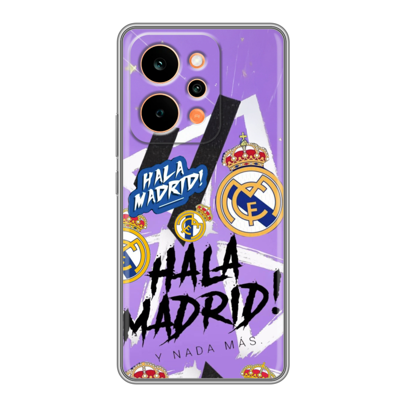 Силиконовый чехол на Realme P4 Power с принтом Real Madrid Реал Мадрид Силиконовый чехол на Realme P4 Power с принтом Real Madrid Реал Мадрид