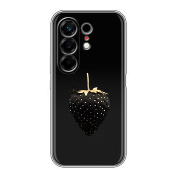 Силиконовый чехол на Tecno Camon 50 с принтом Черная клубника Силиконовый чехол на Tecno Camon 50 с принтом Черная клубника