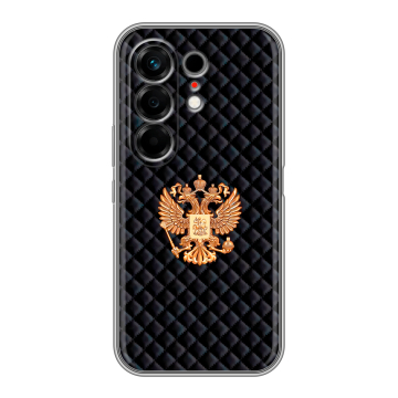 Силиконовый чехол на Tecno Camon 50 с принтом Герб России принт Силиконовый чехол на Tecno Camon 50 с принтом Герб России принт