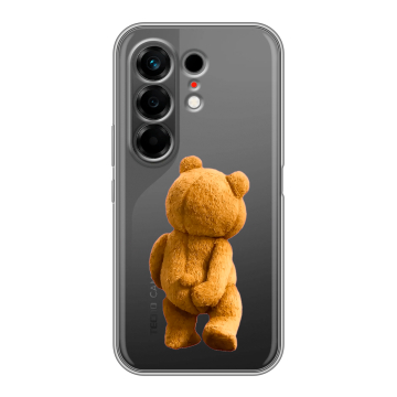Силиконовый чехол на Tecno Camon 50 с принтом Медведь