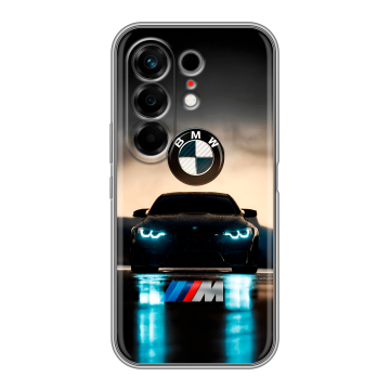 Силиконовый чехол на Tecno Camon 50 с принтом БМВ BMW Силиконовый чехол на Tecno Camon 50 с принтом БМВ BMW