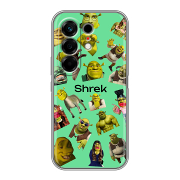 Силиконовый чехол на Tecno Camon 50 с принтом Шрек Shrek