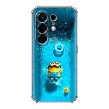 Силиконовый чехол на Tecno Camon 50 с принтом Миньоны Силиконовый чехол на Tecno Camon 50 с принтом Миньоны