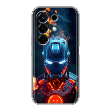 Силиконовый чехол на Tecno Camon 50 с принтом IronMan Железный человек