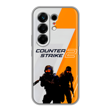 Силиконовый чехол на Tecno Camon 50 с принтом Counter Strike