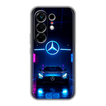 Силиконовый чехол на Tecno Camon 50 с принтом Mercedes Мерседес