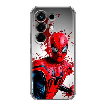 Силиконовый чехол на Tecno Camon 50 с принтом Spiderman Человек паук Силиконовый чехол на Tecno Camon 50 с принтом Spiderman Человек паук