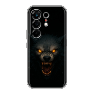 Силиконовый чехол на Tecno Camon 50 с принтом Волк