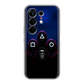 Силиконовый чехол на Tecno Camon 50 с принтом Игра Кальмара