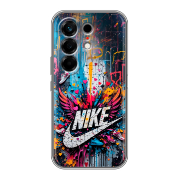 Силиконовый чехол на Tecno Camon 50 с принтом Nike Найк