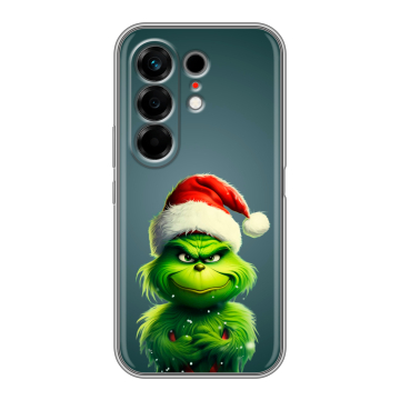 Силиконовый чехол на Tecno Camon 50 с принтом Новый год