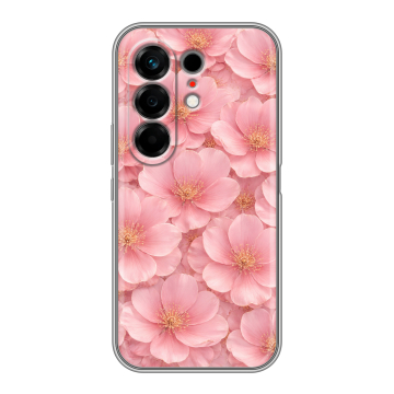 Силиконовый чехол на Tecno Camon 50 с принтом женский