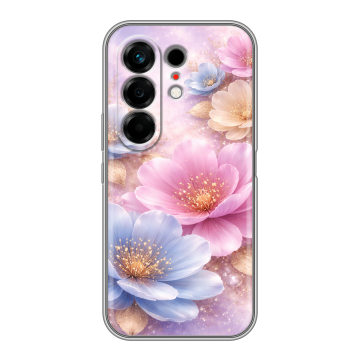 Силиконовый чехол на Tecno Camon 50 с принтом женский Силиконовый чехол на Tecno Camon 50 с принтом женский