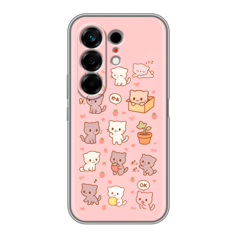 Силиконовый чехол на Tecno Camon 50 с принтом Hello Kitty Хелоу Кити Силиконовый чехол на Tecno Camon 50 с принтом Hello Kitty Хелоу Кити