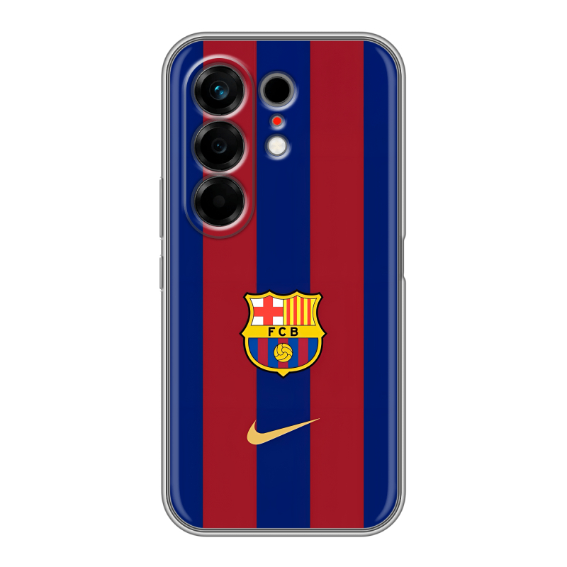 Силиконовый чехол на Tecno Camon 50 с принтом Барселона Barcelona Силиконовый чехол на Tecno Camon 50 с принтом Барселона Barcelona