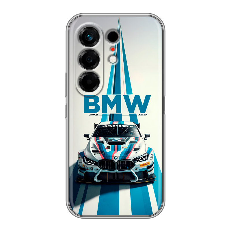 Силиконовый чехол на Tecno Camon 50 с принтом БМВ BMW Силиконовый чехол на Tecno Camon 50 с принтом БМВ BMW
