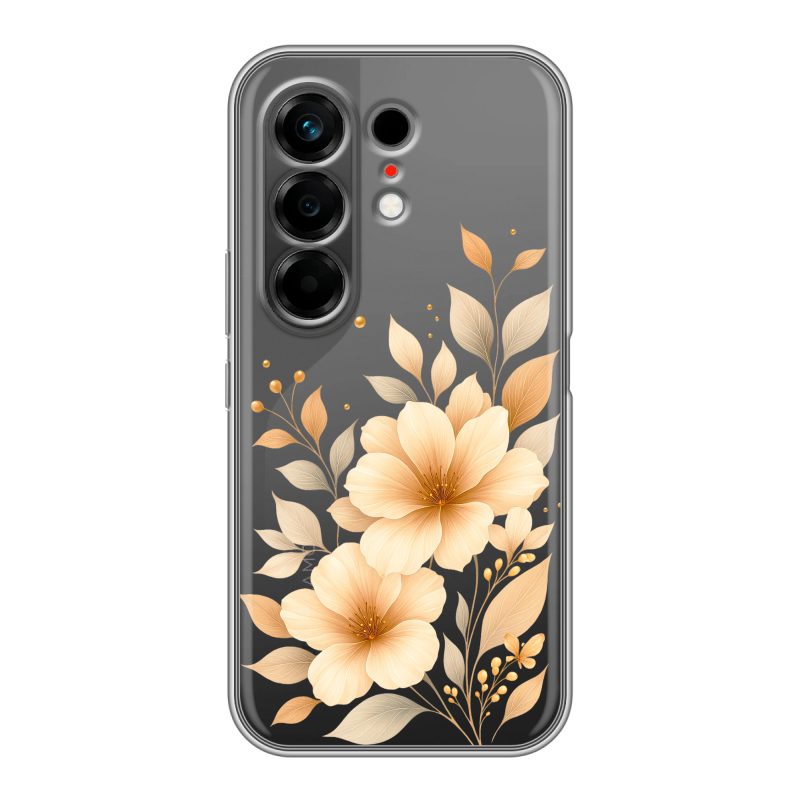 Силиконовый чехол на Tecno Camon 50 с принтом для девушки Силиконовый чехол на Tecno Camon 50 с принтом для девушки
