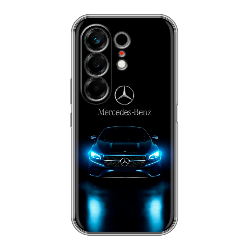 Силиконовый чехол на Tecno Camon 50 с принтом Mercedes Мерседес Силиконовый чехол на Tecno Camon 50 с принтом Mercedes Мерседес