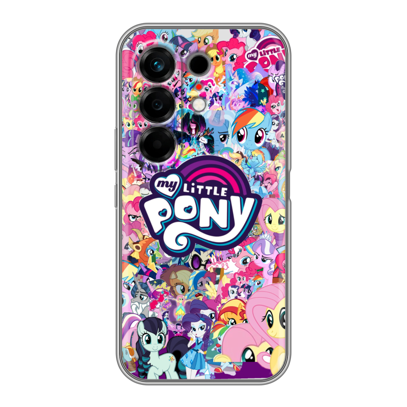 Силиконовый чехол на Tecno Camon 50 с принтом My little pony Дружба чудо Силиконовый чехол на Tecno Camon 50 с принтом My little pony Дружба чудо