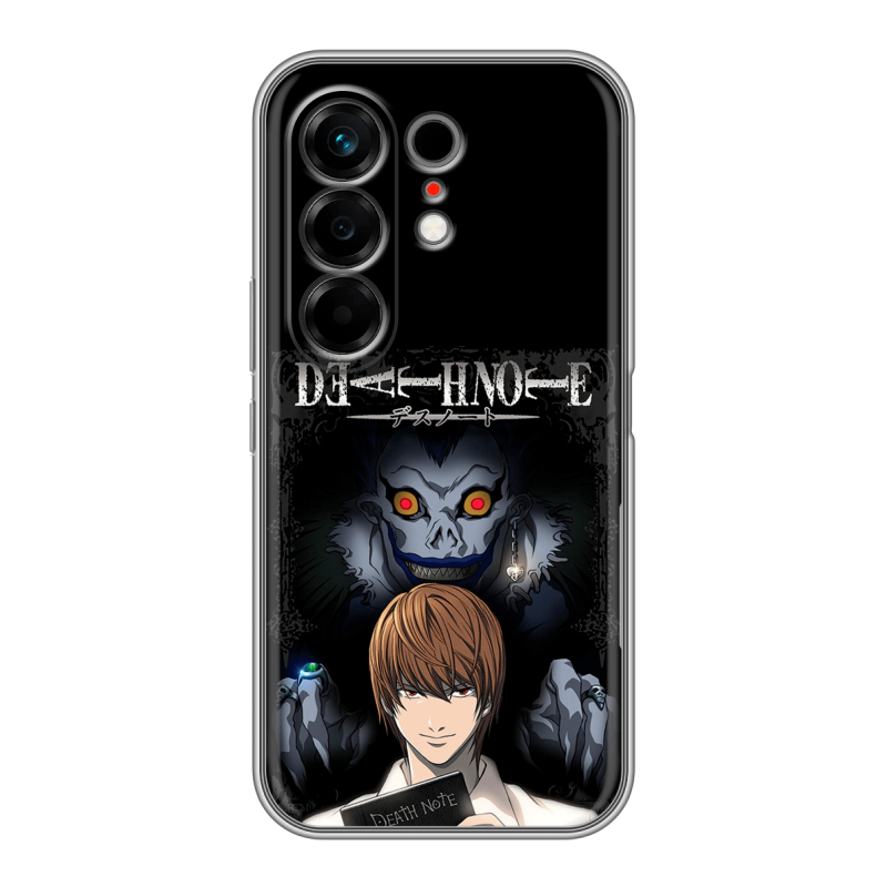 Силиконовый чехол на Tecno Camon 50 с принтом Death note Тетрадь смерти Силиконовый чехол на Tecno Camon 50 с принтом Death note Тетрадь смерти
