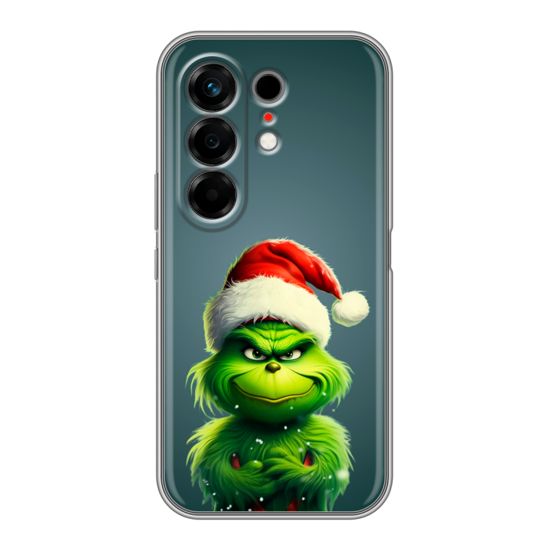 Силиконовый чехол на Tecno Camon 50 с принтом Новый год Силиконовый чехол на Tecno Camon 50 с принтом Новый год