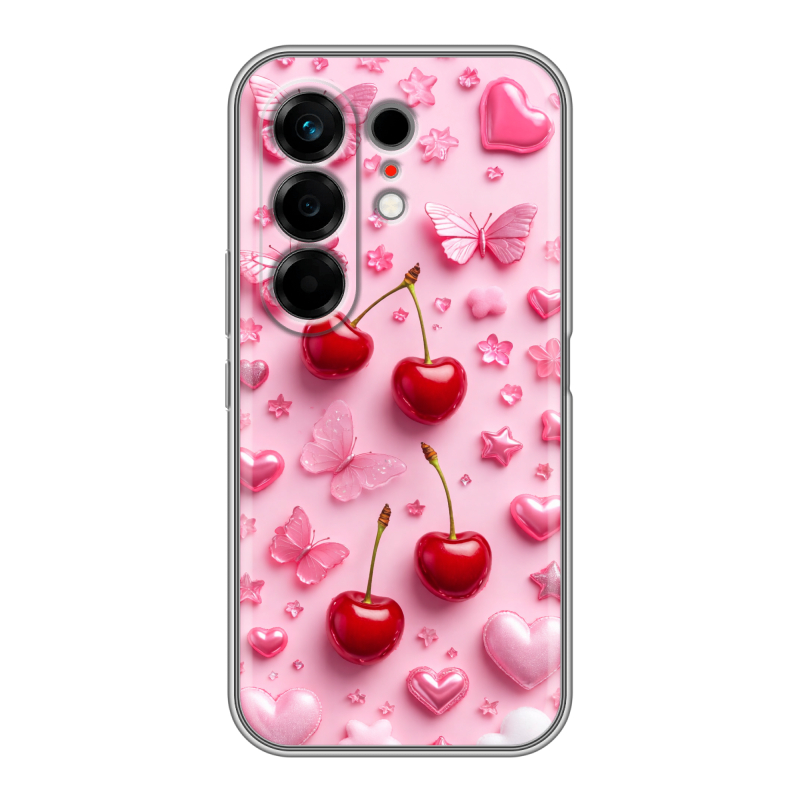 Силиконовый чехол на Tecno Camon 50 с принтом для девочек Силиконовый чехол на Tecno Camon 50 с принтом для девочек