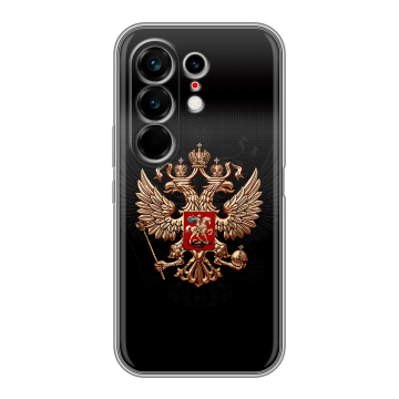 Силиконовый чехол на Tecno Camon 50 Ultra с принтом Герб России Силиконовый чехол на Tecno Camon 50 Ultra с принтом Герб России