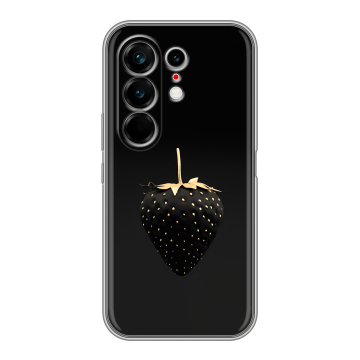 Силиконовый чехол на Tecno Camon 50 Ultra с принтом Черная клубника Силиконовый чехол на Tecno Camon 50 Ultra с принтом Черная клубника