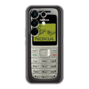 Силиконовый чехол на Tecno Camon 50 Ultra с принтом Ретро Нокия Силиконовый чехол на Tecno Camon 50 Ultra с принтом Ретро Нокия