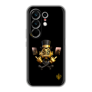 Силиконовый чехол на Tecno Camon 50 Ultra с принтом Золотой скрудж макдак Силиконовый чехол на Tecno Camon 50 Ultra с принтом Золотой скрудж макдак