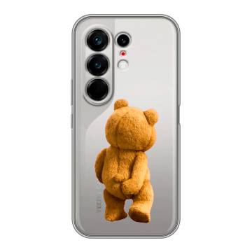 Силиконовый чехол на Tecno Camon 50 Ultra с принтом Медведь Силиконовый чехол на Tecno Camon 50 Ultra с принтом Медведь