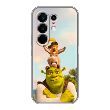 Силиконовый чехол на Tecno Camon 50 Ultra с принтом Шрек Shrek Силиконовый чехол на Tecno Camon 50 Ultra с принтом Шрек Shrek